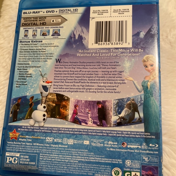 Disney Frozen Collectors Edition Blu-Ray - Picture 2 of 4